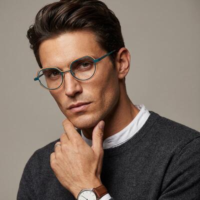 Lamb Blue Cat Eye Glasses