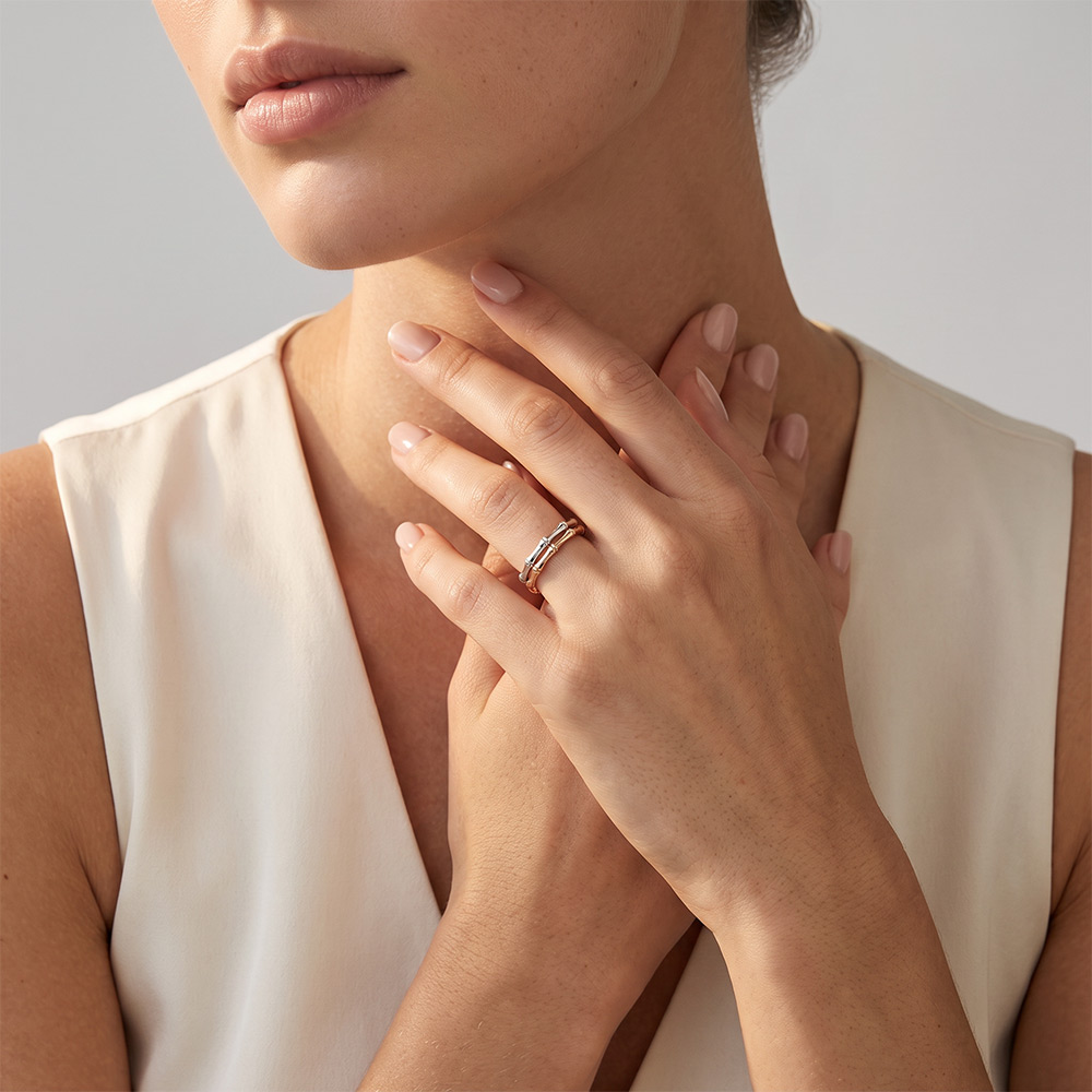 "Deep Roots" Stackable Ring Set