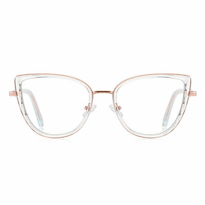 Heloise Clear Cat Eye Glasses