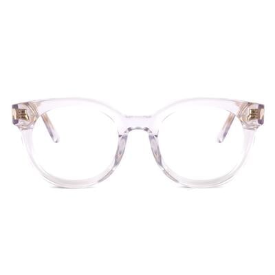 Haley Transparente Runde Brille