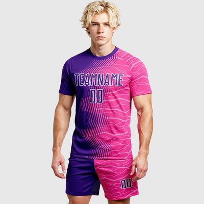 School Team Custom Soccer Uniform – Gradient Arrow Sublimation & Budget-Friendly, Breathable for Competitions