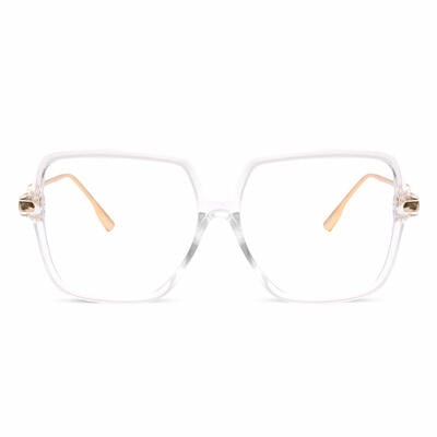 Irving Lunettes Géométriques Transparentes