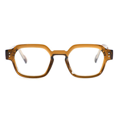 Tony Lunettes Carrées Marron