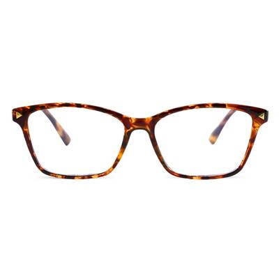 Elizabeth Tortoise Rectangle Glasses