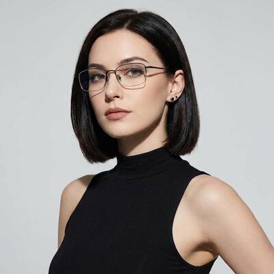 Skylar Lunettes Rectangulaires Noires