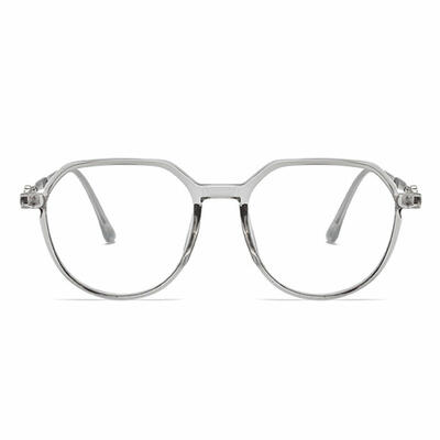 Gemmy Gray Geometric Glasses