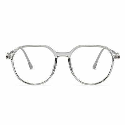 Gemmy Gray Geometric Glasses