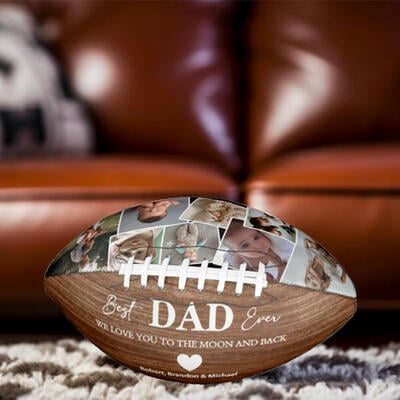 Customizable Football Gift for the Best Dad