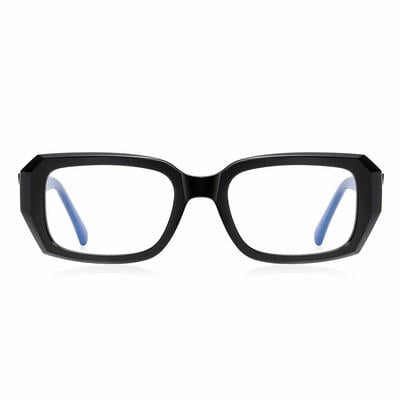 Carliy Lunettes Rectangulaires Noires