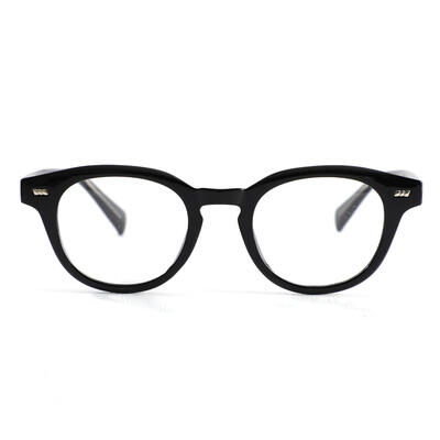 Daisy Black Round Glasses