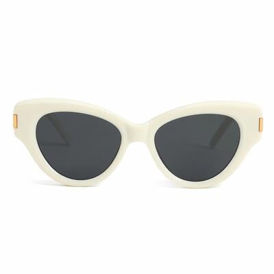 Jacob White Cat Eye Sunglasses