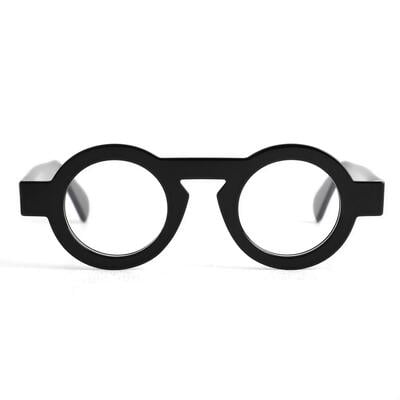 Meroy Schwarze Runde Brille