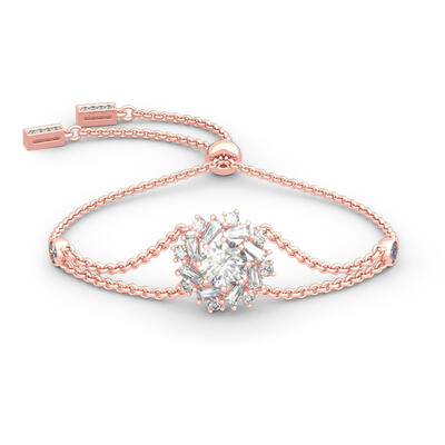 Jeulia Sunshine Round Cut Sterling Silver Bracelet