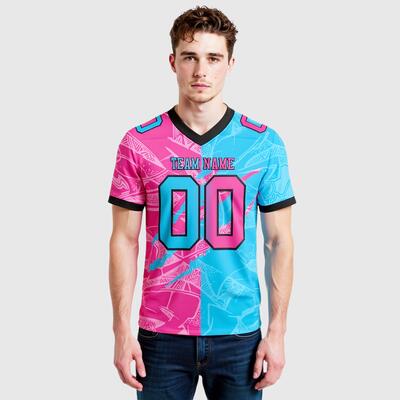 Youth Interactive Football Jerseys Fun Scratch Gradient & Vibrant Colors Coolest Kits for Junior Teams