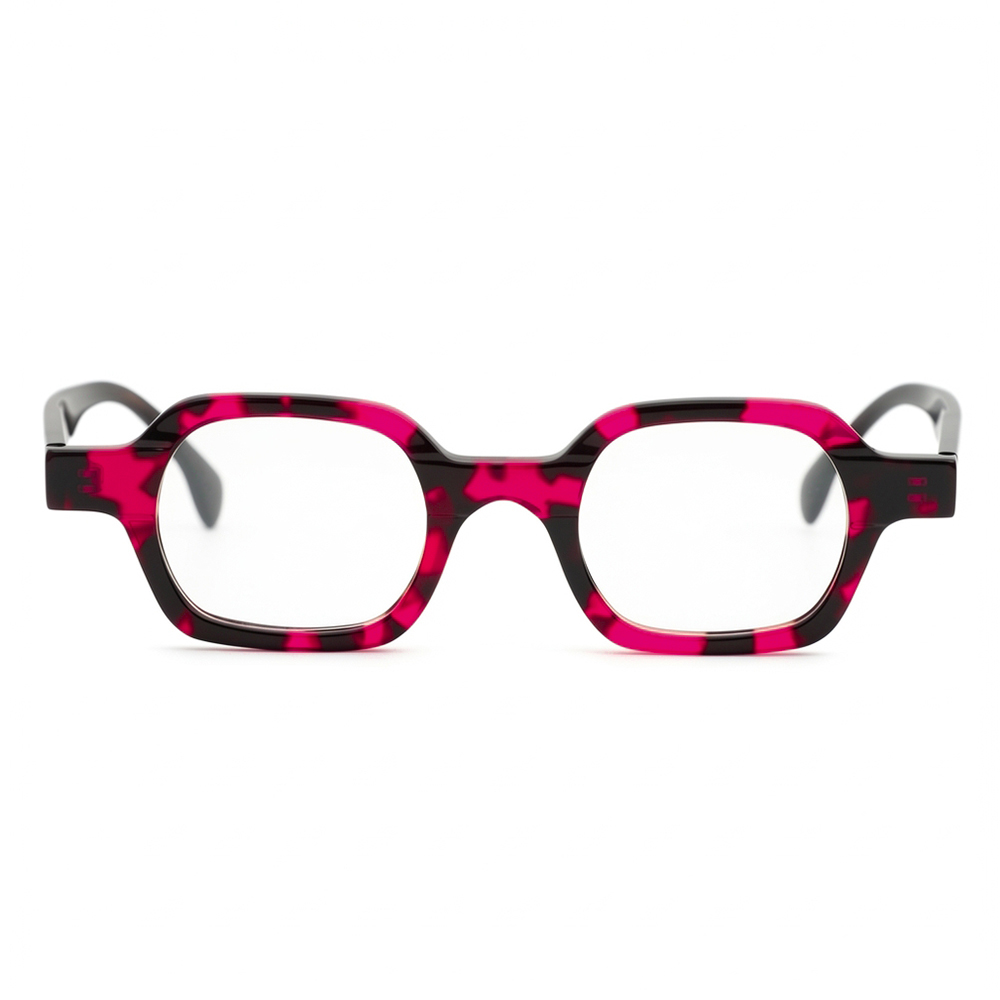 Tucker Pink Square Glasses