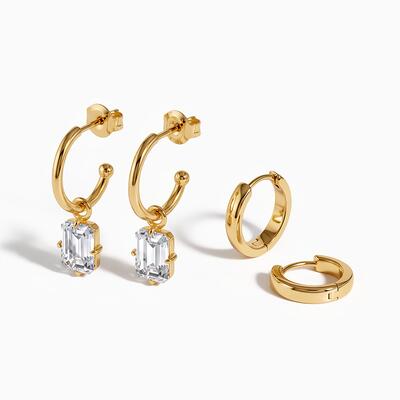 "Grobe Romanze" Stackable-Ohrring-Set