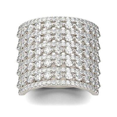 Jeulia Bague Audacieuse en Argent Sterling