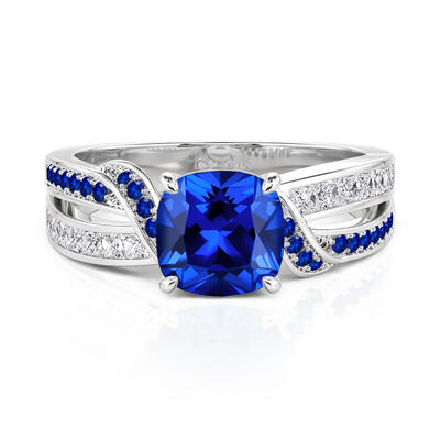 Jeulia Custom Classic Twist Birthstone Eternity Ring