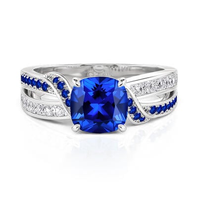 Jeulia Custom Classic Twist Birthstone Eternity Ring