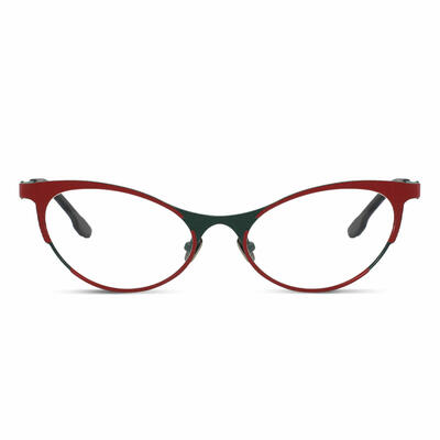 Neely Red Cat Eye Glasses