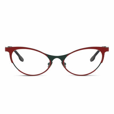 Neely Red Cat Eye Glasses