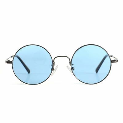 Grace Gray Round Sunglasses