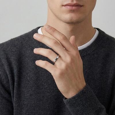 "Evermore & Alwaysmore" Men's Wedding Ring
