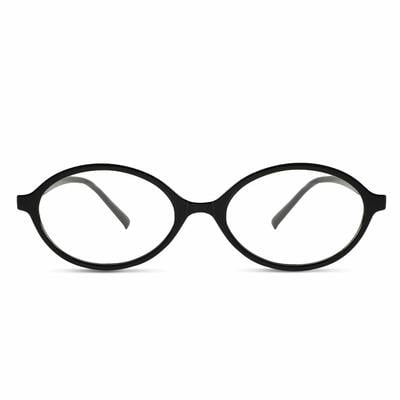 Odelia Black Oval Glasses