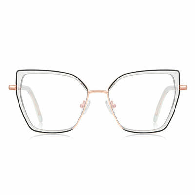 Modesty Transparente Cat Eye Brille
