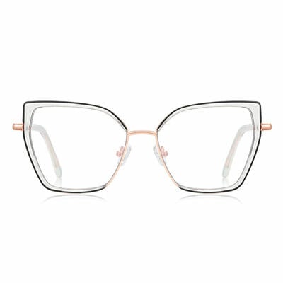 Modesty Transparente Cat Eye Brille