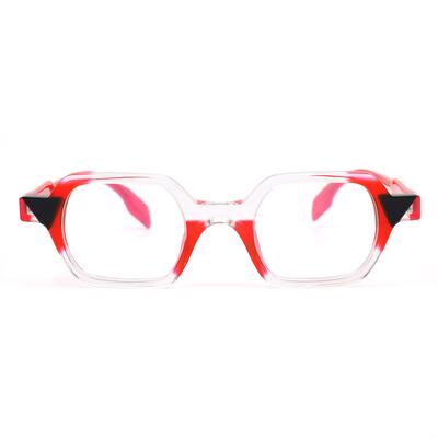 Penniy Lunettes Carrées Rouges