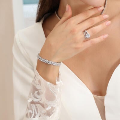 "Whispering Ivy" Tennis Bracelet