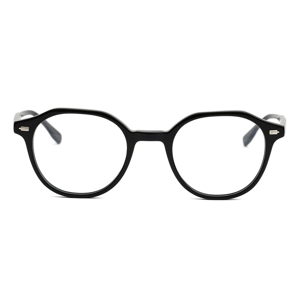 Camila Black Round Glasses