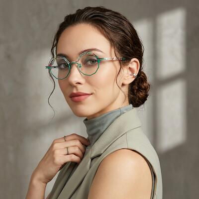 Galbraith Lunettes Rondes Vertes