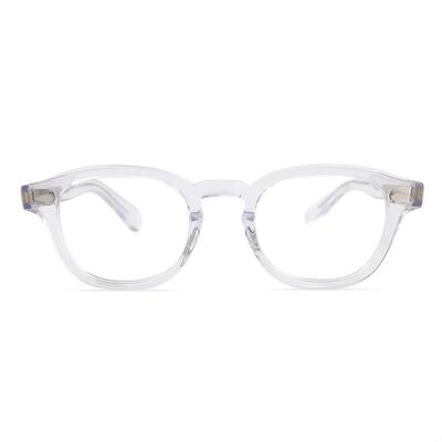 Sandy Transparente Quadratische Brille