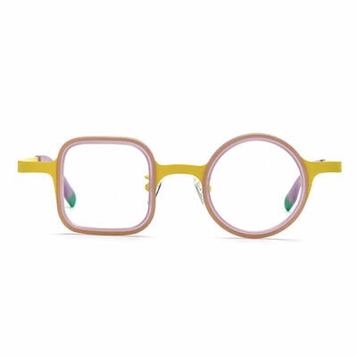 Jonson Lunettes Carrées Rondes Roses