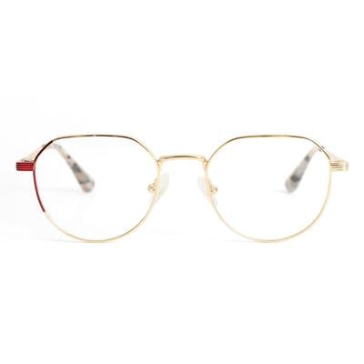 Lawson Gold Round Glasses