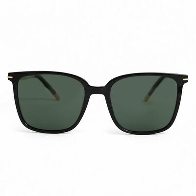 Leo Lunettes de soleil Carrées Noires