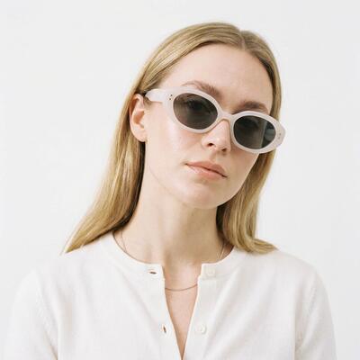 Lisa Champagne Cat Eye Sunglasses
