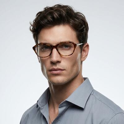Minnie Tortoise Rectangle Glasses