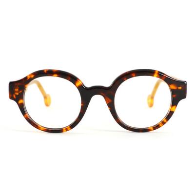 Polly Lunettes Rondes Écaille