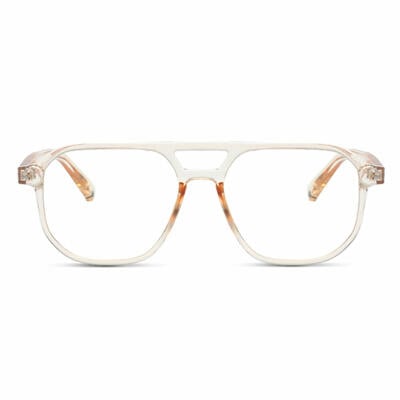 Truda Champagne Aviator Glasses