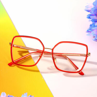 Hemingwe Red Geometric Glasses
