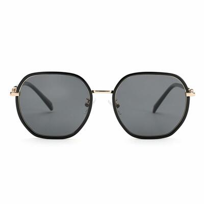 Joshua Schwarze Runde Sonnenbrille