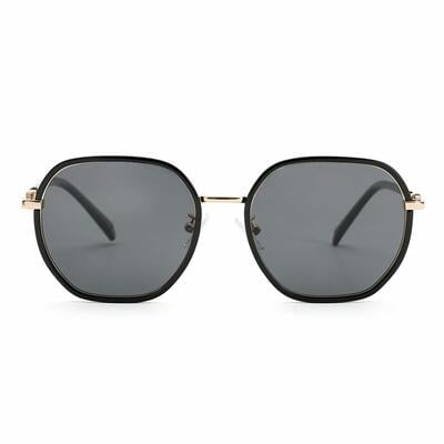 Joshua Schwarze Runde Sonnenbrille