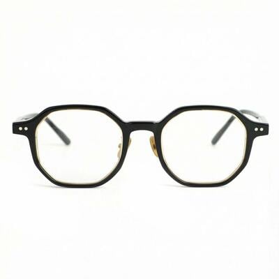 Edward Black Geometric Glasses
