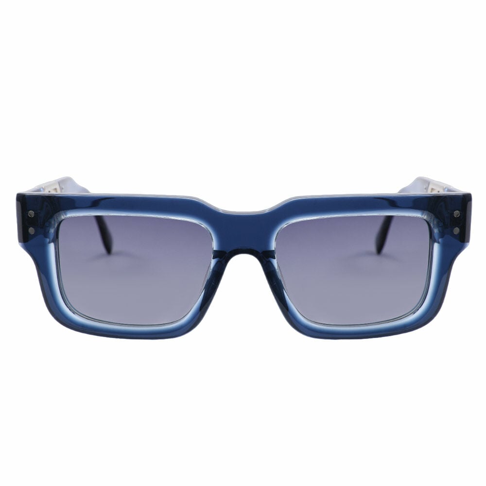 Fidelia Lunettes de soleil Rectangulaires Bleues