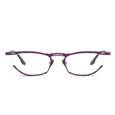 Jacoee Purple Oval Glasses