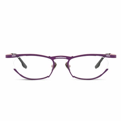 Jacoee Purple Oval Glasses