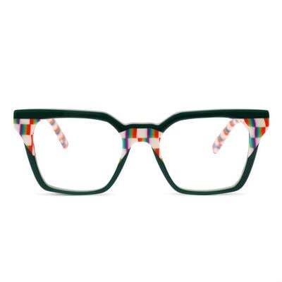 Henley Lunettes Carrées Vertes
